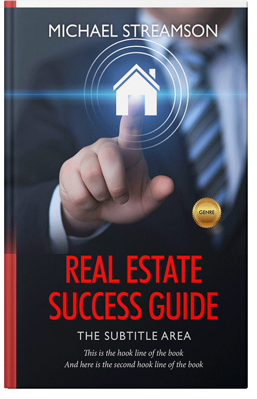 Front view of Premade Business Book Cover - Mirage