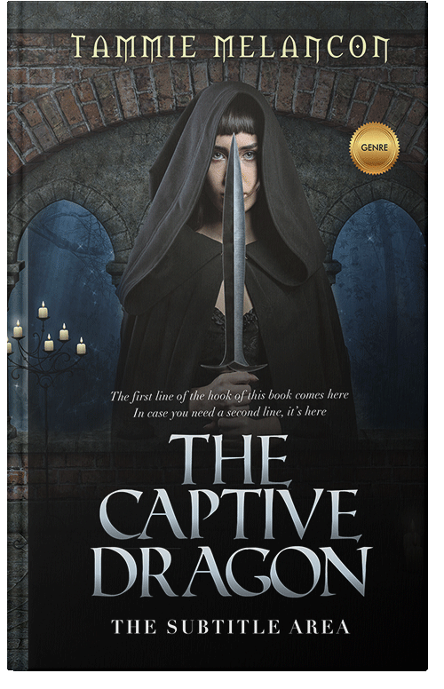 Front view of Premade Fantasy Book Cover - Woodsmoke