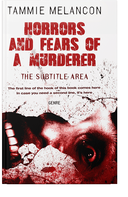 Front view of Creole #1487 - Premade Horror Book Cover