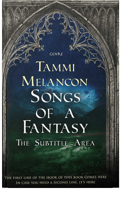 Front view of Mirage #1495 - Premade Fantasy Book Cover