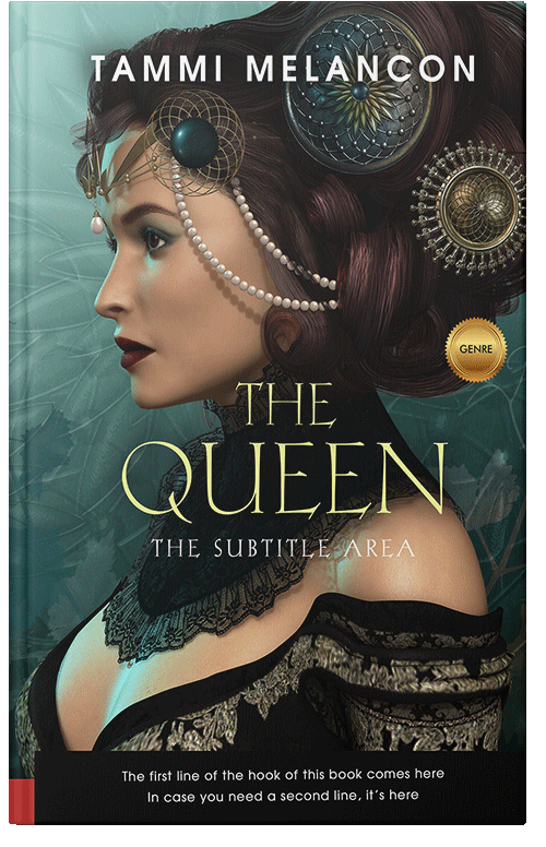 Front view of Indian Khaki #1505 - Premade Fantasy Book Cover