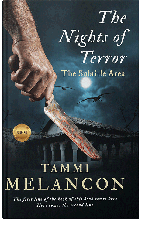 Front view of Bunker #1519 - Premade Horror Book Cover