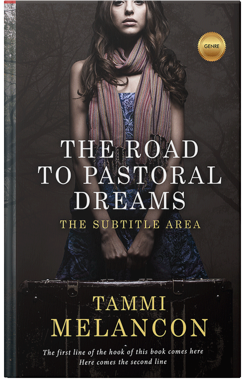 Front view of Premade Travel Book Cover - Cod Gray