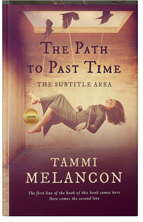 Front view of Copper Rust #1527 - Premade Fantasy Book Cover