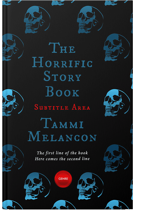 Front view of Aztec #1531 - Premade Horror Book Cover