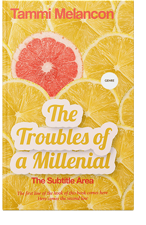 Pre Made Book Cover Saffron