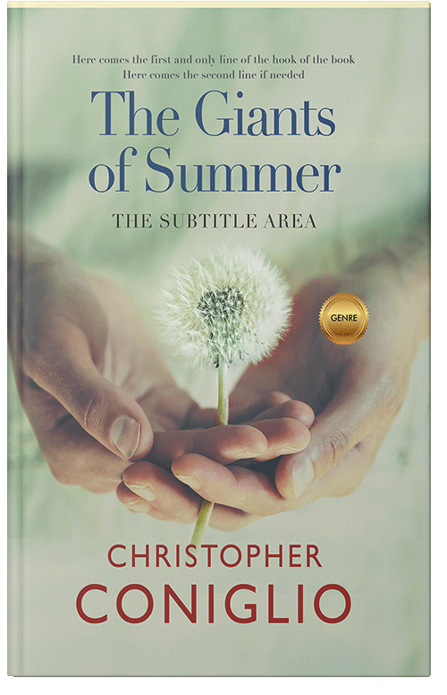 Front view of Premade Literary Fiction Book Cover - Clay Ash