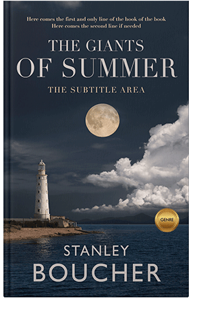 Pre Made Book Cover Big Stone