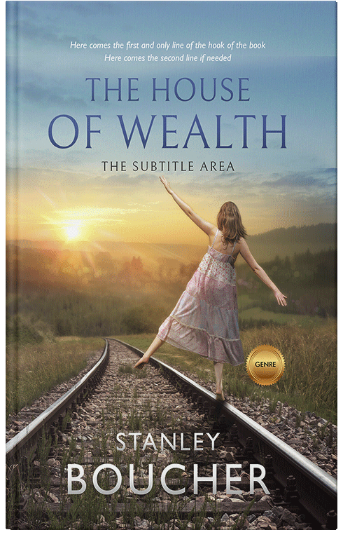 Front view of Premade Travel Book Cover - Tobacco Brown