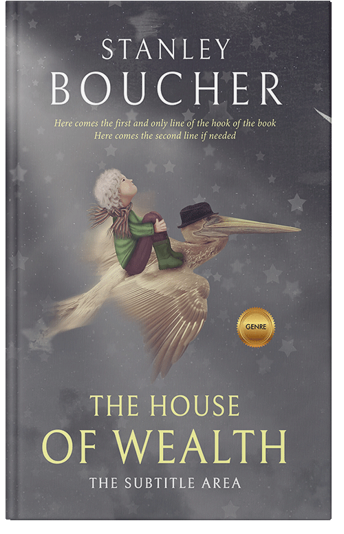 Front view of Premade Fantasy Book Cover - Fedora