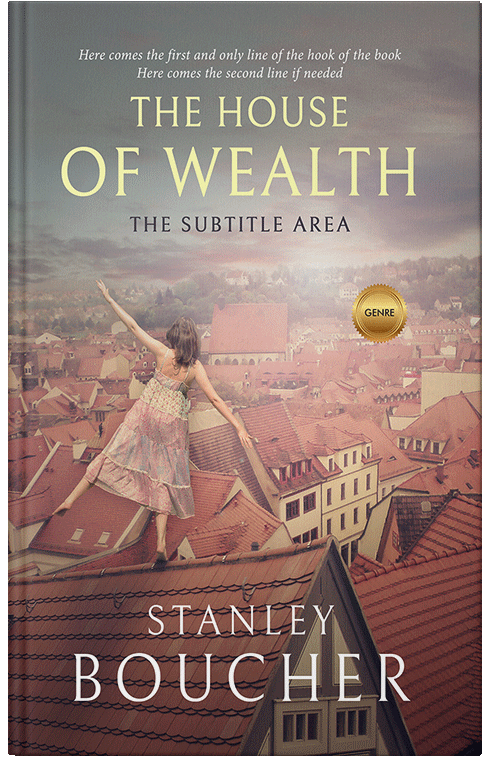 Front view of Pharlap #1564 - Premade Literary Fiction Book Cover