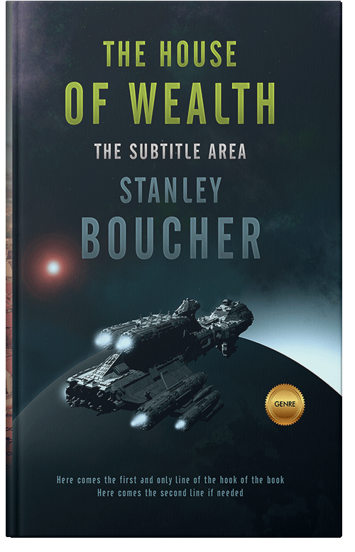 Front view of Premade Science Fiction Book Cover - Firefly