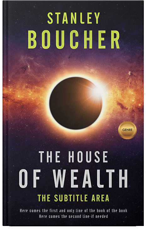 Front view of Whiskey #1567 - Premade Science Fiction Book Cover