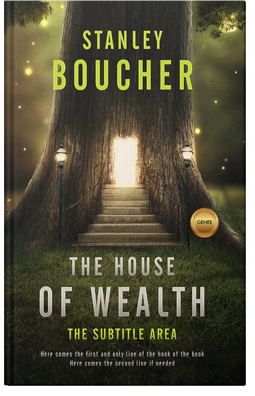 Front view of Oil #1569 - Premade Fantasy Book Cover