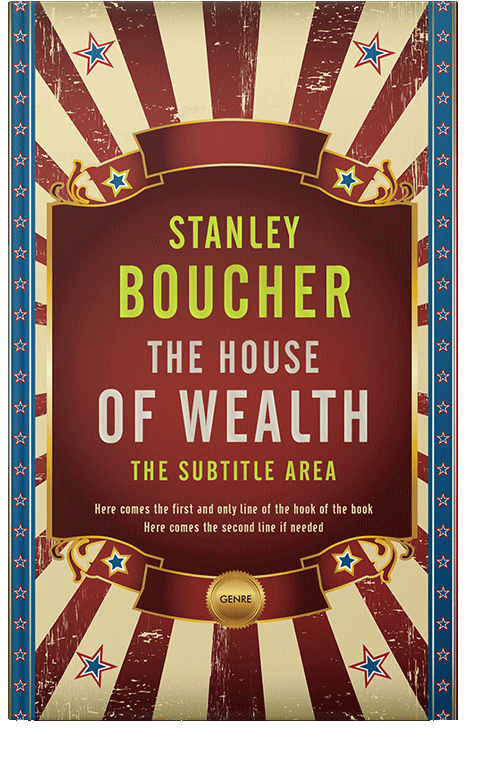 Front view of Zombie #1570 - Premade Abstract Book Cover