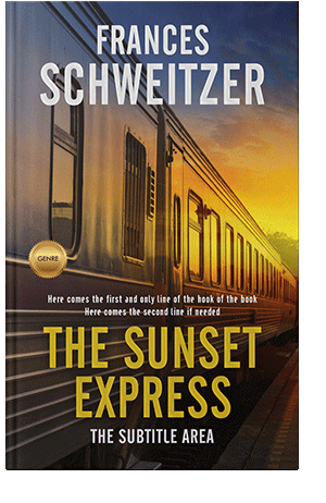 Pre Made Book Cover Old Gold