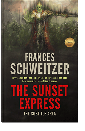 Pre Made Book Cover Antique Brass