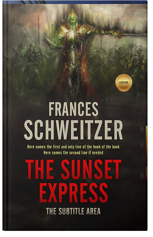 Front view of Premade Erotica Book Cover - Antique Brass