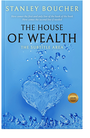 Pre Made Book Cover Picton Blue