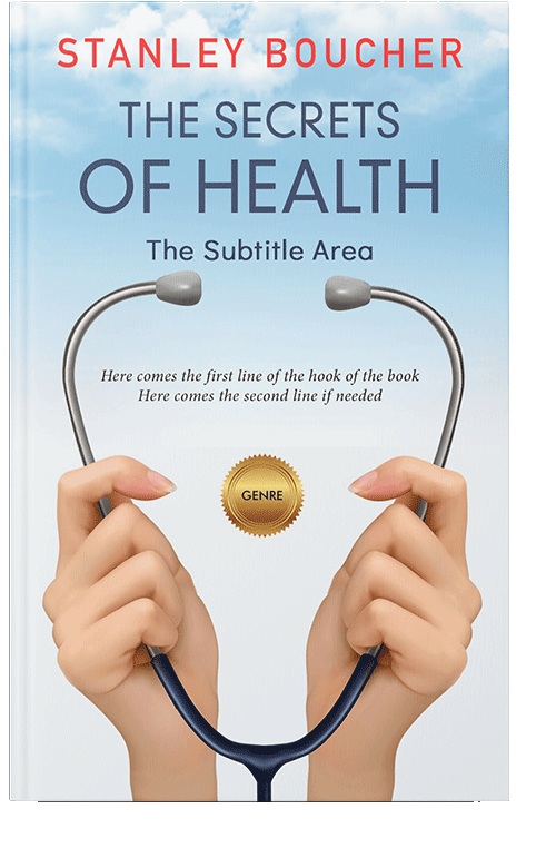 Front view of Gray Nurse #1585 - Premade Health & Mind & Body Book Cover