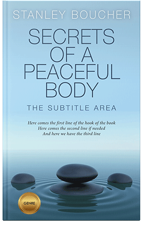 Pre Made Book Cover Blizzard Blue