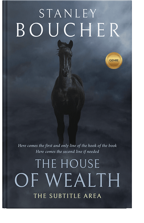 Front view of Ebony Clay #1597 - Premade Mystery & Thriller & Suspense Book Cover