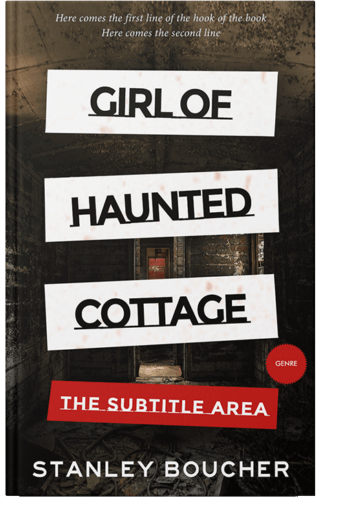 Front view of Petite Orchid #1606 - Premade Abstract Book Cover