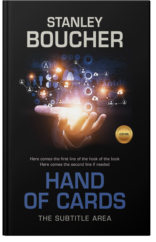 Front view of Premade Business Book Cover - Eunry