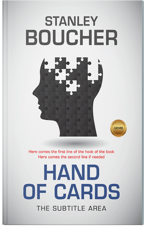 Front view of Premade Education Book Cover - Black Haze