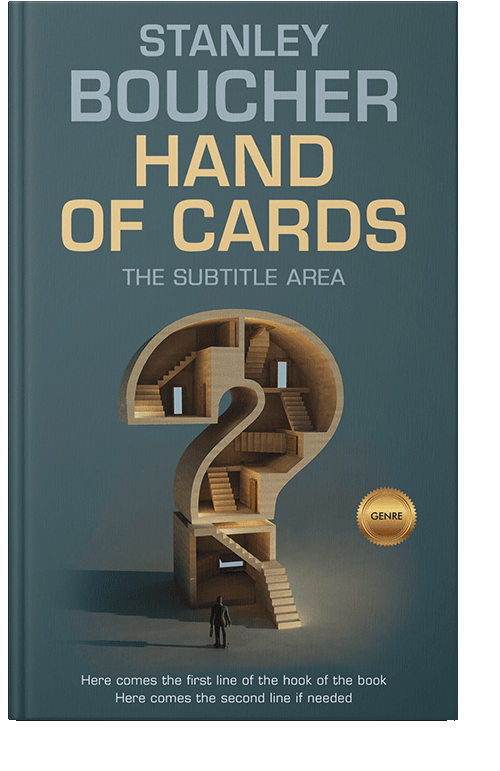 Front view of Limed Spruce #1611 - Premade Surreal Book Cover