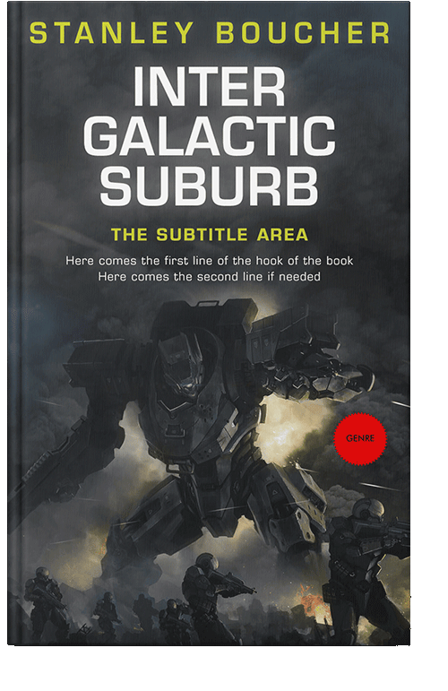 Front view of Shark #1615 - Premade Apocalyptica Book Cover