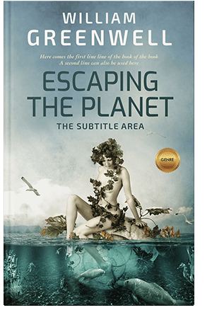 Pre Made Book Cover Powder Ash