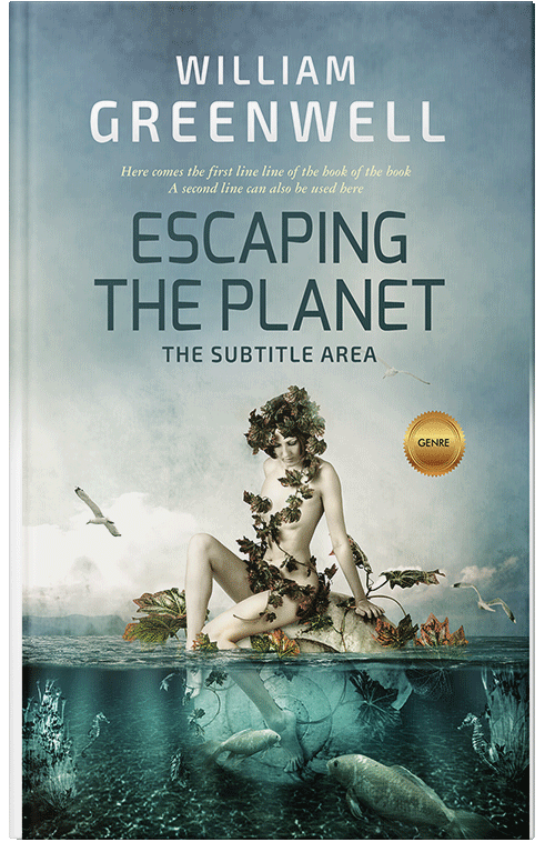 Front view of Premade Fantasy Book Cover - Powder Ash