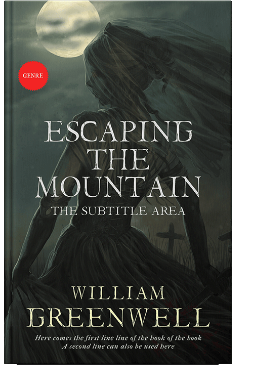 Front view of Heavy Metal #1629 - Premade Fantasy Book Cover