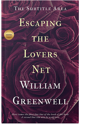 Pre Made Book Cover Wine Berry