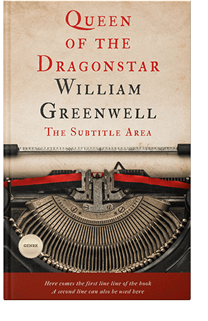 Pre Made Book Cover Grain Brown