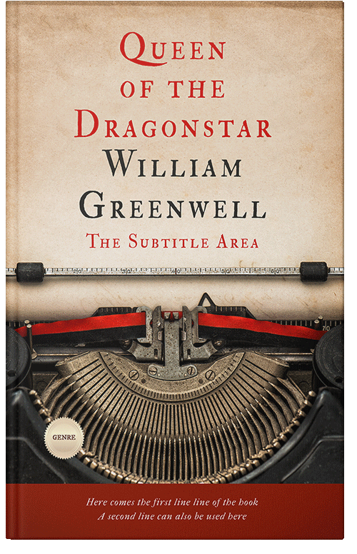 Front view of Grain Brown #1639 - Premade Abstract Book Cover