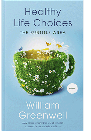 Pre Made Book Cover Blizzard Blue