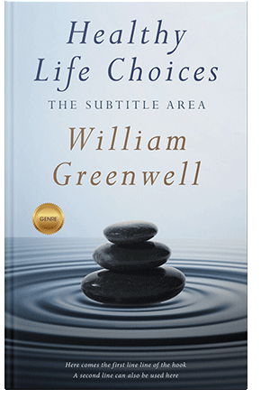 Pre Made Book Cover Ebony Clay