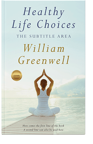 Pre Made Book Cover Harp