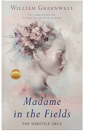 Pre Made Book Cover Swirl