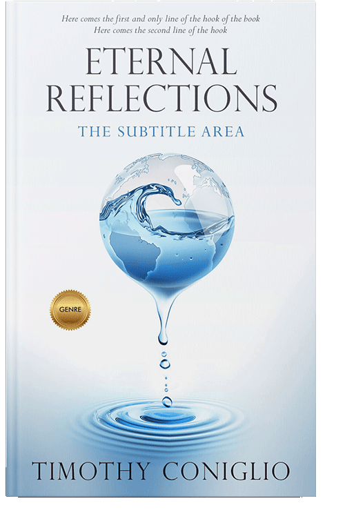 Front view of Black Squeeze #1656 - Premade Abstract Book Cover