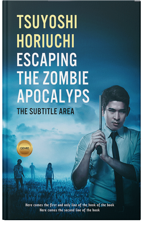 Front view of Jet Stream #1662 - Premade Apocalyptica Book Cover