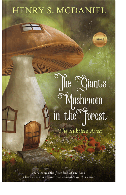 Front view of Dallas #1669 - Premade Fantasy Book Cover