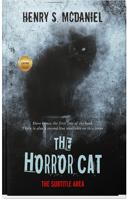 Front view of Premade Horror Book Cover - Heather