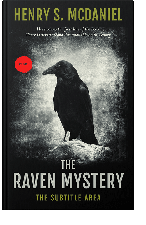 Front view of Heavy Metal #1673 - Premade Horror Book Cover