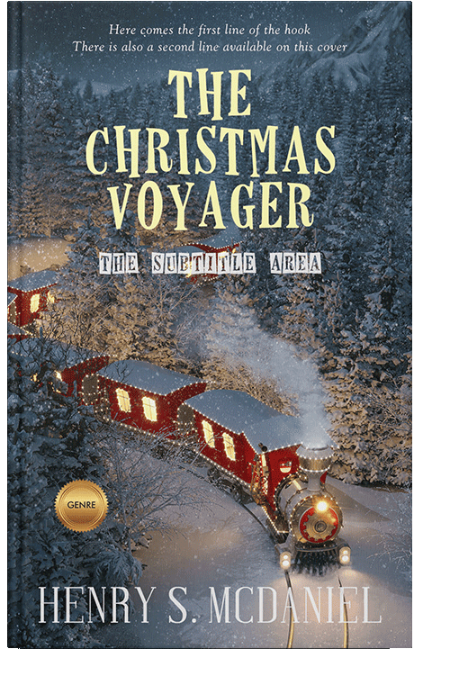 Front view of Oxford Blue #1677 - Premade Fantasy Book Cover