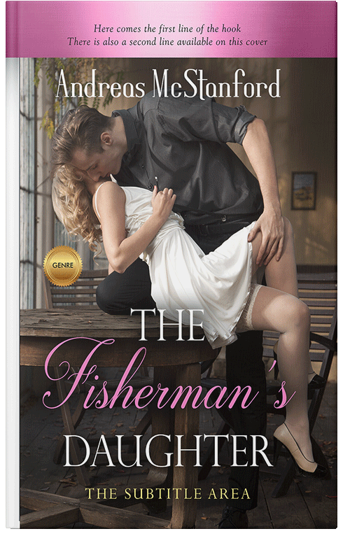 Front view of Premade Romance Book Cover - Cocoa Brown