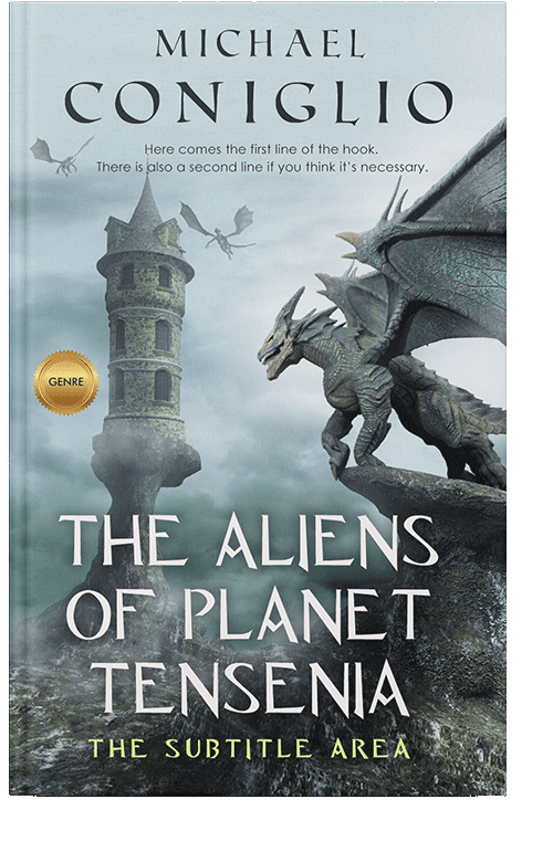 Front view of Loblolly #1697 - Premade Fantasy Book Cover