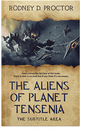 Pre Made Book Cover Ebony Clay